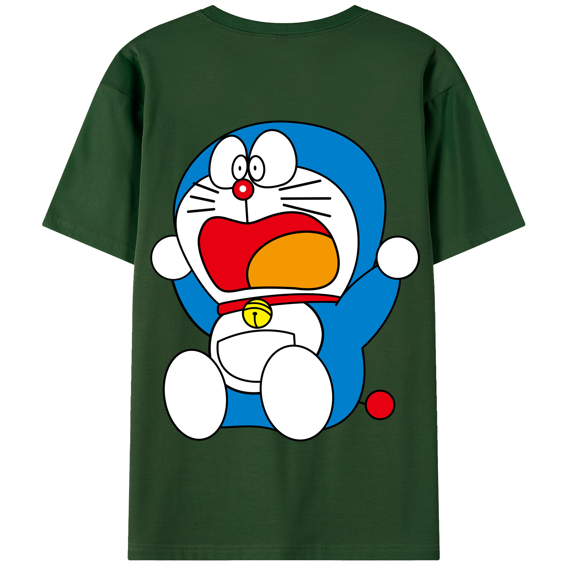 （画像用） ドラえもん Doraemon 綿100％半袖Tシャツ（背面プリント）